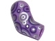 Part No: 982pb040  Name: Arm, Right with Dark Purple and Silver Circles Pattern