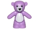 Part No: 98382pb007  Name: Teddy Bear with Black Eyes, Nose and Mouth and White Stomach and Muzzle Pattern