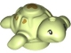 Part No: 49576pb02  Name: Turtle Baby, Friends with Black Eyes and Gold Spots Pattern