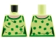 Part No: 973pb6256 Name: Torso Female Tank Top, Light Nougat Neck, Green Hems and Shamrocks Pattern Part No: 973pb6256 Name: Torso Female Tank Top, Light Nougat Neck, Green Hems and Shamrocks Pattern