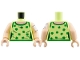 Part No: 973pb6256c01 Name: Torso Female Tank Top, Light Nougat Neck, Green Hems and Shamrocks Pattern / Light Nougat Arm Left with White Bandage Pattern / Light Nougat Arm Right / Light Nougat Hands Part No: 973pb6256c01 Name: Torso Female Tank Top, Light Nougat Neck, Green Hems and Shamrocks Pattern / Light Nougat Arm Left with White Bandage Pattern / Light Nougat Arm Right / Light Nougat Hands