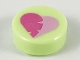 Part No: 98138pb122  Name: Tile, Round 1 x 1 with Dark Pink and Bright Pink Heart Pattern