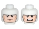 Part No: 3626cpb1475  Name: Minifigure, Head Dual Sided Balaclava, Cheek Lines, Frown / Clenched Teeth (Batman) Pattern - Hollow Stud