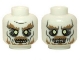 Part No: 3626pb0951 Name: Minifigure, Head Dual Sided LotR Ghost with Glowing Eyes and Moustache, Bottom Teeth / Top and Bottom Teeth Pattern Part No: 3626pb0951 Name: Minifigure, Head Dual Sided LotR Ghost with Glowing Eyes and Moustache, Bottom Teeth / Top and Bottom Teeth Pattern