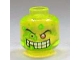 Part No: 3626pb0293  Name: Minifigure, Head Slime Face, 1 Red Eye, White Teeth, Missing Tooth Pattern