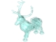 Part No: 51493c01  Name: Deer with Trans-Light Blue Antlers (Stag, Reindeer)