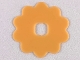 Part No: 46469  Name: Clikits, Icon Accent Rubber Flower 10 Petals 4 1/8 x 4 1/8