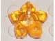 Lot ID: 391459224  Part No: 53658  Name: Clikits, Icon Flower 5 Pointed Petals 2 x 2 Large with Hole