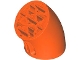 Lego part: Brick, Round 3 x 3 D. 45 degrees Elbow with Axle Holes
