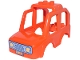 Part No: 6997pb01  Name: Duplo Car Body SUV, Roof Rack with 4 Top Studs with Bright Light Blue Front Grille, Bright Light Yellow Headlights and '419 HLR' License Plate Pattern
