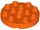 Part No: 98222  Name: Duplo, Plate Round 4 x 4 with Hole with Locking Ridges