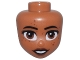 Lot ID: 407081943  Part No: 106071  Name: Mini Doll, Head Friends with Black Eyebrows, Reddish Brown Eyes, Freckles and Lips, and Open Mouth Smile Pattern