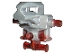 Part No: 53988pb01  Name: Torso/Head Mechanical, Exo-Force Robot with Marbled Pearl Very Light Gray Pattern