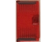 Part No: 60616pb042  Name: Door 1 x 4 x 6 with Stud Handle With Red Laser Bars Pattern (Stickers) - Set 76048
