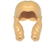 Part No: 8006  Name: Minifigure, Hair Female Long with Center Part and Front Curled Pigtails
