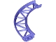 Part No: 25061  Name: Train, Track Roller Coaster Curve, 90 degrees