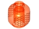 Part No: 3626pb1753  Name: Minifigure, Head without Face with Hexagonal Honeycomb Pattern