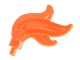 Part No: 64647  Name: Minifigure, Plume Feather Triple Compact / Flame / Water
