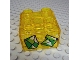 Part No: 3437pb079  Name: Duplo, Brick 2 x 2 with 2 Sparkling Green Gems Pattern