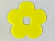 Part No: 46465  Name: Clikits, Icon Accent Rubber Flower 5 Petals 4 1/4 x 4 1/4