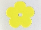 Part No: 46467rub  Name: Clikits, Icon Accent Rubber Flower 5 Petals 7 x 7