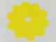 Part No: 46471  Name: Clikits, Icon Accent Rubber Flower 10 Petals 7 1/4 x 7 1/4