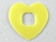 Part No: clikits046  Name: Clikits, Icon Accent Rubber Heart 2 5/8 x 2 5/8