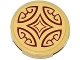 Part No: 14769pb0047 Name: Tile, Round 2 x 2 with Bottom Stud Holder with Cushion with Dark Red Swirls and Diamonds Pattern (Sticker) - Set 41075 Part No: 14769pb0047 Name: Tile, Round 2 x 2 with Bottom Stud Holder with Cushion with Dark Red Swirls and Diamonds Pattern (Sticker) - Set 41075