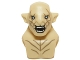 Lot ID: 347518221  Part No: 16338pb02  Name: Minifigure, Head, Modified Azog with Dark Tan Markings on Face and Chest, Light Blue Eyes and Wide Open Mouth Pattern