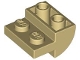 Lego part: Slope, Curved 2 x 2 Inverted with 2 Recessed Studs