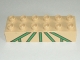 Part No: 2300pb004  Name: Duplo, Brick 2 x 6 with Green Lattice Pattern