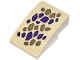 Part No: 24309pb056  Name: Slope, Curved 3 x 2 with Dark Purple and Dark Tan Dragon Scales Diagonal Arrangement Pattern (Sticker) - Set 71836