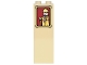 Part No: 2454pb045  Name: Brick 1 x 2 x 5 with Picture Frame with Sorcerer on Dark Red Background Pattern (Sticker) - Set 4842