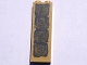 Part No: 2454pb060  Name: Brick 1 x 2 x 5 with Aztec Carvings on Dark Bluish Gray Stones Pattern (Sticker) - Set 7627
