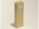 Part No: 2454pb070  Name: Brick 1 x 2 x 5 with Purple Number '30' on White Background in Lime Oval Pattern (Sticker) - Set 3315