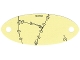 Part No: 26036  Name: Cloth Sail Oval 4 x 9 with Rips and Clamps Pattern