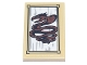 Part No: 26603pb133  Name: Tile 2 x 3 with Framed Picture of Reddish Brown Serpent Dragon (The Great Devourer) Pattern (Sticker) - Set 71741