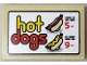 Part No: 26603pb251  Name: Tile 2 x 3 with Red and Yellow 'hot dogs', '5-' and '9-' Pattern (Sticker) - Set 10303