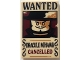 Part No: 26603pb531  Name: Tile 2 x 3 with Wanted Poster with Black 'WANTED' 'DRACULE MIHAWK', Dark Red 'CANCELLED' Pattern