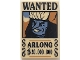 Part No: 26603pb532  Name: Tile 2 x 3 with Wanted Poster with Black 'WANTED' 'ARLONG' (Berry) '20.000.000' Pattern