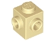 Lego part: Brick, Modified 1 x 1 with Studs on 2 Sides, Adjacent