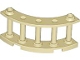 Part No: 30056  Name: Fence 4 x 4 x 2 Quarter Round Spindled with 2 Studs
