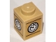 Part No: 3005pb068  Name: Brick 1 x 1 with Black and White Big Ben Tower Clock Face Pattern on All Sides (Stickers) - Set 854012