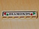 Part No: 3009pb054  Name: Brick 1 x 6 with 'DIAMONDS' Pattern (Sticker) - Set 4853