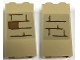 Part No: 30145pb027  Name: Brick 2 x 2 x 3 with Bricks and Reddish Brown Mortar Pattern on Both Sides (Stickers) - Set 76948