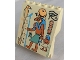Part No: 30156px4  Name: Panel 4 x 6 x 6 Sloped with Hieroglyphs, Snake and Falcon Pattern