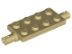 Part No: 30157  Name: Plate, Modified 2 x 4 with Pins and Thin Angled Supports