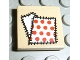 Part No: 3068pb0065  Name: Tile 2 x 2 with White/Red Dots Patch Pattern (Sticker) - Sets 2879 / 5909 / 5948