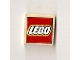 Part No: 3068pb0184  Name: Tile 2 x 2 with LEGO Logo on Transparent Background Pattern (Sticker) - Sets 3432 / 3433