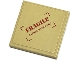 Part No: 3068pb0303  Name: Tile 2 x 2 with 'FRAGILE HANDLE WITH CARE' Pattern (Sticker) - Sets 8196 / 8199
